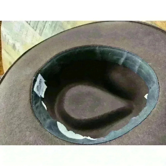 Outlaws Hats With Attitude 100% Wool Cowboy Western Hat Men's 59cm - Picture 6 of 6